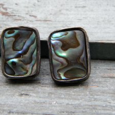 muszla paua - klipsy