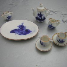 delft w miniaturze hand painted deco holland