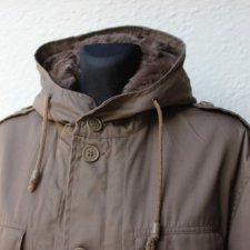 Kurtka parka typu bundeswehra, ocieplana, męska