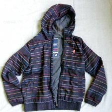 Cienka kurtka przejściowa z kapturem dla chłopca, roz. 164 cm