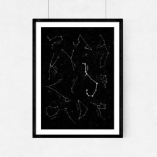 ZNAK ZODIAKU SPERSONALIZOWANY PLAKAT- A4