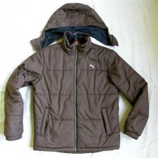 OCIEPLANA KURTKA Z KAPTUREM DLA CHŁOPCA FIRMY PUMA, ROZ. 164 CM