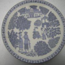 fiński design kolekcjonerski talerzyk porcelanowy arabia finland summer