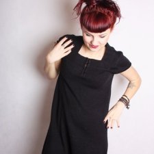 TUNIKA DZIANINA SUKIENKA WEŁNIANA OKAY