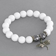 White jade with dragonfly.