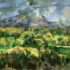 (nowa) reprodukcja Cezanne - Mont Sainte-Victoire reprodukcje znanych malarzy galeria sztuki