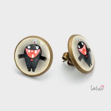 Kolczyki sztyfty MONSTER OF LOVE