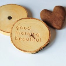 Magnes na lodówkę "good morning beautiful"