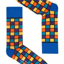 Kolorowe skarpetki Spox Sox - model Kostka Rubika