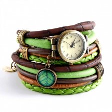 Zegarek- bransoletka z liściem