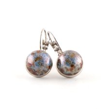 Kolczyki z ceramicznymi oczkami