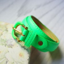 Elegancki zielony pasek