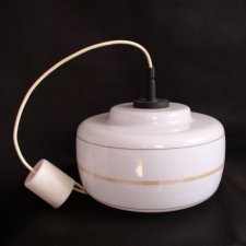 Lampa sufitowa z NRD z lat 70.