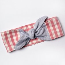 kokardka w kratkę :)