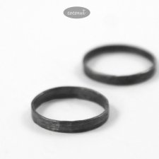 OBRĄCZKA MEDIUM - srebro oksydowane