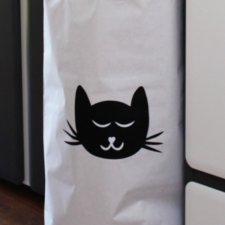 Worek papierowy  torba papierowa kot    - 70 cm