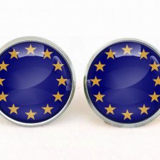 Unia Europejska 0818 - kolczyki sztyfty - Egginegg