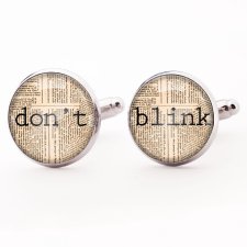 Don't blink - spinki do mankietów - Egginegg