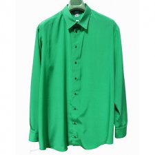 Klasyczna- zielona koszula jedwabna