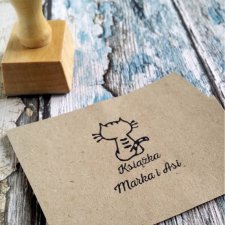 Stempel Ex Libris 30x40 Kot Foch