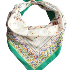 Wiosenna chusta vintage kwiaty