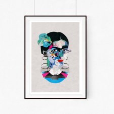 Frida geo | Art giclee print | A2