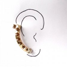 kolczyki earcuff H&M ćwieki