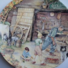 Royal Doulton 1991 by Susan  Neale  "old country crafts"   nr. 4 w serii kolekcjonerski talerz porcelanowy  certyfikat i numer bradex  + pro