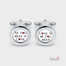 Ślubne spinki do mankietów ALL YOU NEED