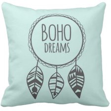 Poduszka dekoracyjna szara BOHO dreams 6539