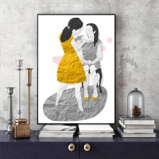 mama i córka... art print a4