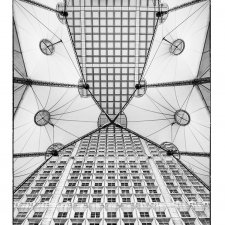 Plakat FOTO - Architektura czarno-biała_01 100x70 cm