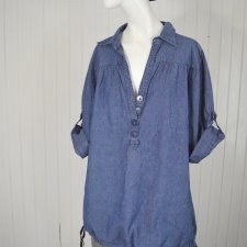 jeansowa tunika