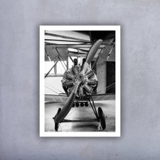Plakat 100x70 cm FOTO - Samoloty czarno-biały_03
