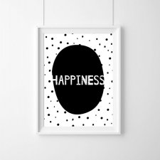 PLAKAT - HAPPINESS- A3