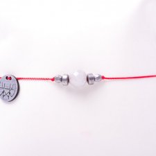 WHW Taste With Grey Agate On Red String II