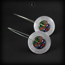 Długie kolczyki Circles Colorfolk MAXI XXL