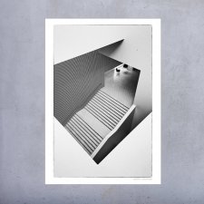 Plakat 100x70 cm FOTO - Architektura czarno-biała_07
