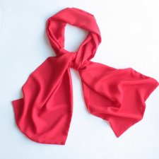 Szal vintage Głęboka czerwień