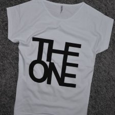 NOWA biała bluzka T-shirt THE ONE 42/X L