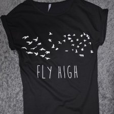 NOWA bluzka T-shirt SOWA owl Fly High XL