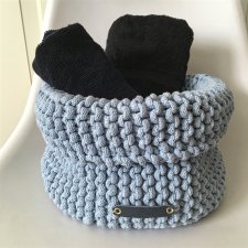 Scandi style basket -kosz sznurkowy