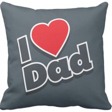 Poduszka ozdobna I LOVE DAD dzień Ojca prezent 6556