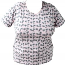 PLUS SIZE duńska bluzka we wzory