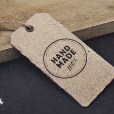 Stempel HAND MADE 100%, 50mm
