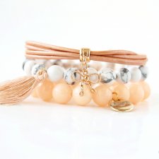 PEACH BOW SET