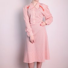 46/48 Sukienka vintage w stylu pinup plus size
