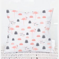 Poszewka na poduszkę dziecięca dla dzieci flamingi 3031