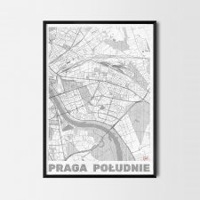 Plakat "Praga Południe" - CityArtPosters