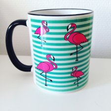 Kubek z grafiką Flamingi